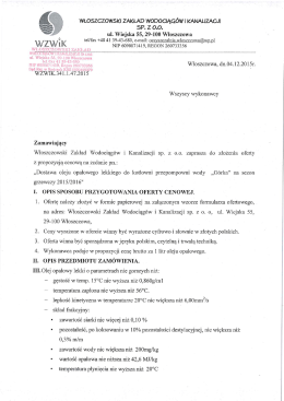 Zapytanie ofertowe - Dostawa oleju opałowego lekkiego do kotłowni