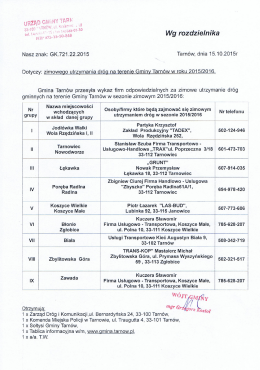 plik do pobrania - Urząd Gminy Tarn&oacute;w