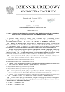 Uchwała Nr I/8/2015 z dnia 10 lutego 2015 r.