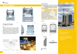 ń creulump DANE TECHNICZNE Źródła światła PMH