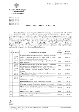 obwieszczenie z 07.01.2015 r