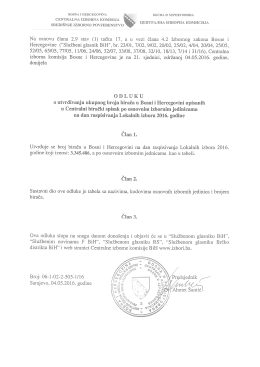 Page 1 ESNA I ERCEGOVENA CE I RALNA ZBORNA KO SJA