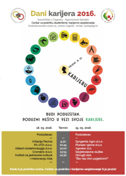 poziv i program - Agronomski fakultet