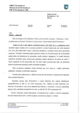 Cel&yacute; dokument tu - Obec Kvetoslavov