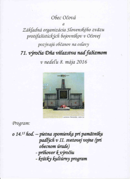 Deň v&iacute;ťatstva 2016.