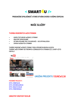 tvorba web stránok
