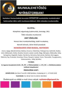 Coloplast- oper&aacute;tori munkalehetős&eacute;g