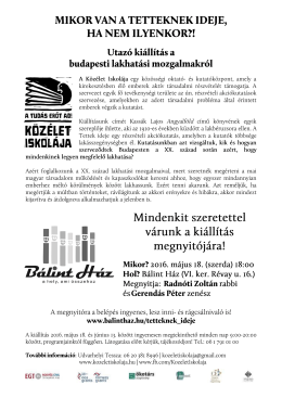 Page 1 MIKORVANA TETTEKNEK IDEJE, HA NEM ILYENKOR