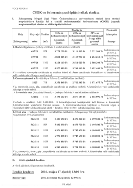 CSOK-os &ouml;nkorm&aacute;nyzati &eacute;p&iacute;t&eacute;si telkek elad&aacute;sa
