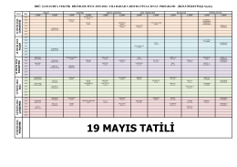 ikinci öğretim - Şanlıurfa Teknik Bilimler Meslek Yüksekokulu