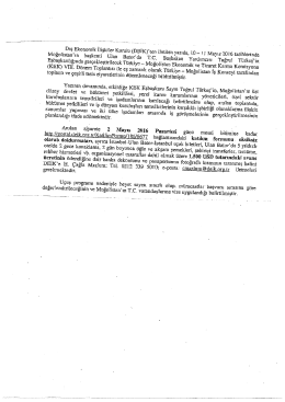 Yazı, Taslak Program (2 sayfa)