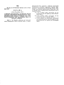 Page 1 950, Na mocy art. 44 Konstytucji ogłaszam ustawę następu