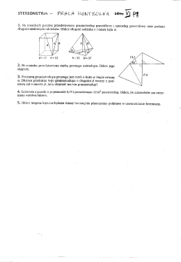 Page 1 STEREOMETRÍA — PK H-CA KONTKOL N A sºm VI Ţ# 1