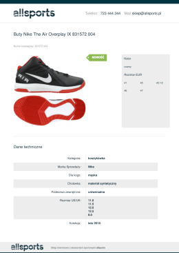 Buty Nike The Air Overplay IX 831572 004