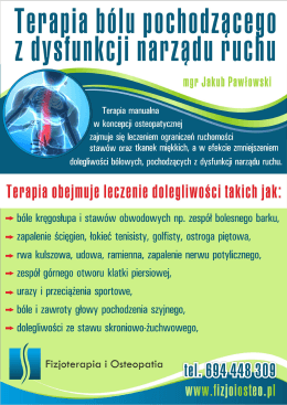 Terapia ho_|_u pochodzącego - Fizjoterapia i Osteopatia