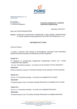 Page 1 Gé PGNiG OBRÓT DETALICZNY PGNiG Obrót Detaliczny