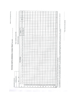 Za³¹cznik Nr 2 - Karta ewidencji czasu pracy