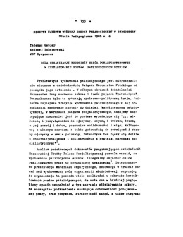 Rola organizacji młodzieży szkół ponadpodstawowych w