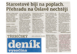 Třeb&iacute;čsk&yacute; den&iacute;k 3.5.2016
