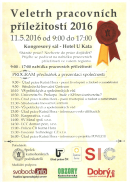 Veletrh pracovních příležitostí 2016