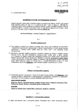 Nařízení státní veterinární správy