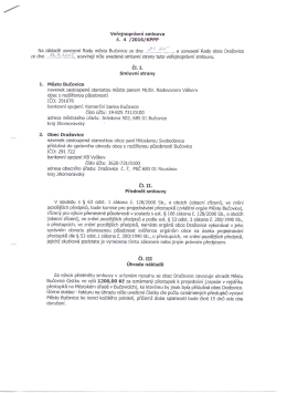 Veřejnoprávní smlouva č. 4/2016/KPPP s městem