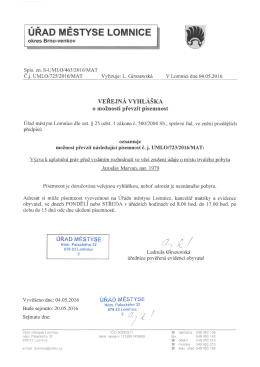 Výzva k uplatnění práv před vydáním rozhodnutí ve věci
