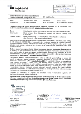 posuzování vlivů na ŽP - přeložka silnic II