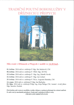 Bohoslužby Dřízna