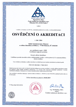 Page 1 N&Aacute;RODN&Iacute; AKREDITAČN&Iacute; ORG&Aacute;N Signat&aacute;ř EA MLA Česk&yacute;