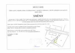 Směna pozemků parc. č. 24/4 a části parc. č. 222/12 v