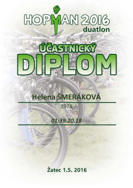 Helena &Scaron;MER&Aacute;KOV&Aacute; - Hopman triatlon