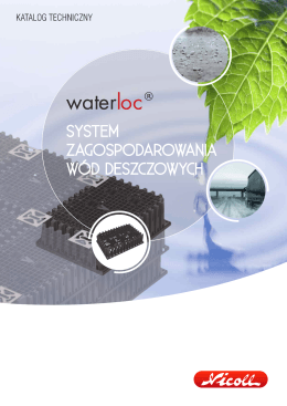 Katalog - Zagospodarowanie wód deszczowych WATERLOC