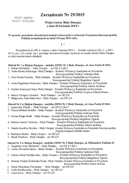 Zarządzenie Nr 29/2015 sara Wear-ae
