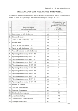 Zał. nr 1 do zapytania ofertowego