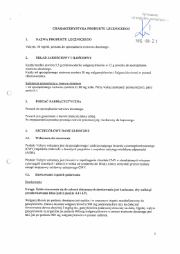 Charakterystyka Produktu Leczniczego z dnia 11 marca 2015