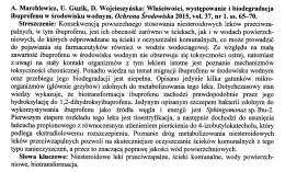 A. Marchlewicz, U. Guzik, D. Wojcieszyńska: Właściwości