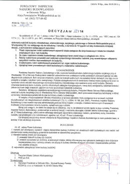POWIATOWY INSPEKTOR NADZORU BUDOWLANEGO