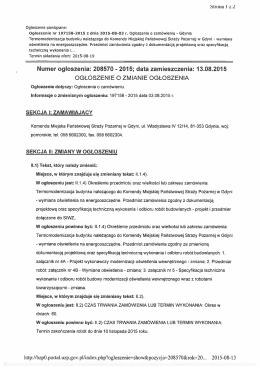 Ogłoszenie nr 197158-2015 z dnia 2015