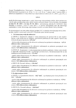 Taryfy 2015 - PWiK w Końskich sp. z oo