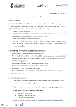2015_03_18_Zapytanie_Szkolenie Excel
