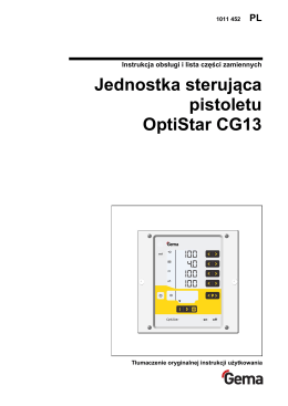 OptiStar CG13 - Ewa Mendel, urządzenia do malowania proszkowego