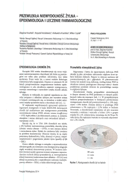 epidemiologia i leczenie farmakologiczne