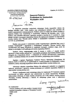 Zasady przyznawania stypendium Rektora dla najlepszych studentów