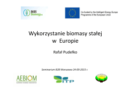 Wykorzystanie biomasy stałej w Europie