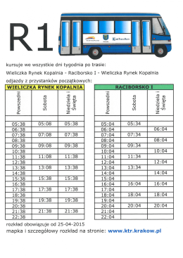 WIELICZKA RYNEK KOPALNIA RACIBORSKO I Š :B ĺ :3 Š S ĺ B