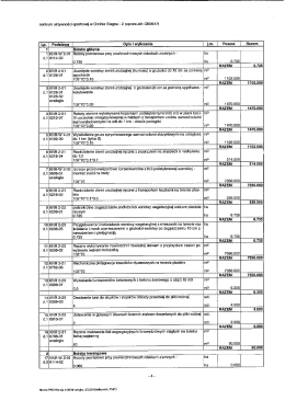 2 poprawalh OBMIAR Lp. Podstawa Opis i wyliczenia j ].m. j Poszcz j