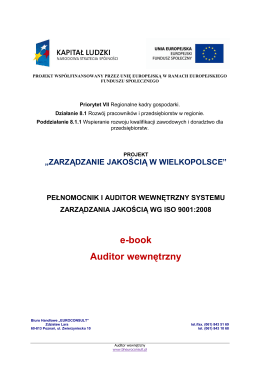 e-book Auditor wewnętrzny