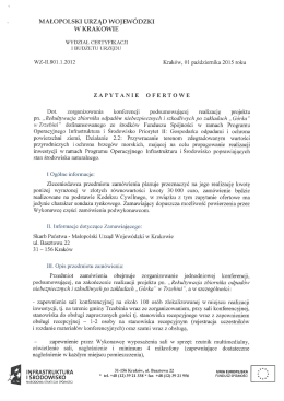 MAŁOPOLSKI URZĄD wOJEW&Oacute;DzKI w KRAKOWIE
