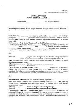 wz&oacute;r umowy